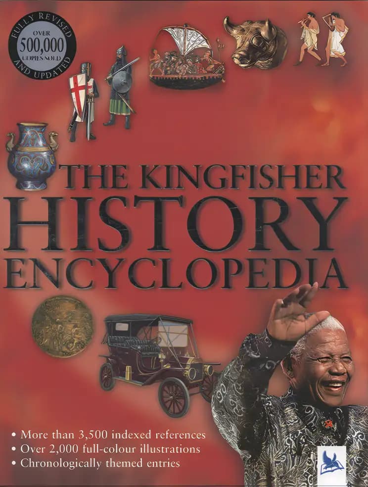 Book cover of 'The Kingfisher History Encyclopedia'