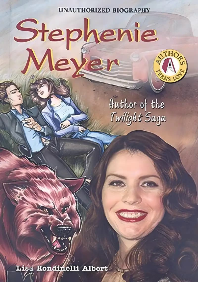 Book cover of 'Stephenie Meyer: Author of the Twilight Saga (Authors Teens Love)'