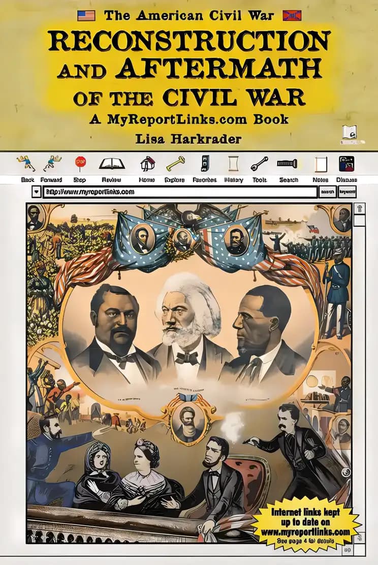 Book cover of 'Reconstruction and Aftermath of the Civil War: A Myreportlinks.Com Book (American Civil War)'