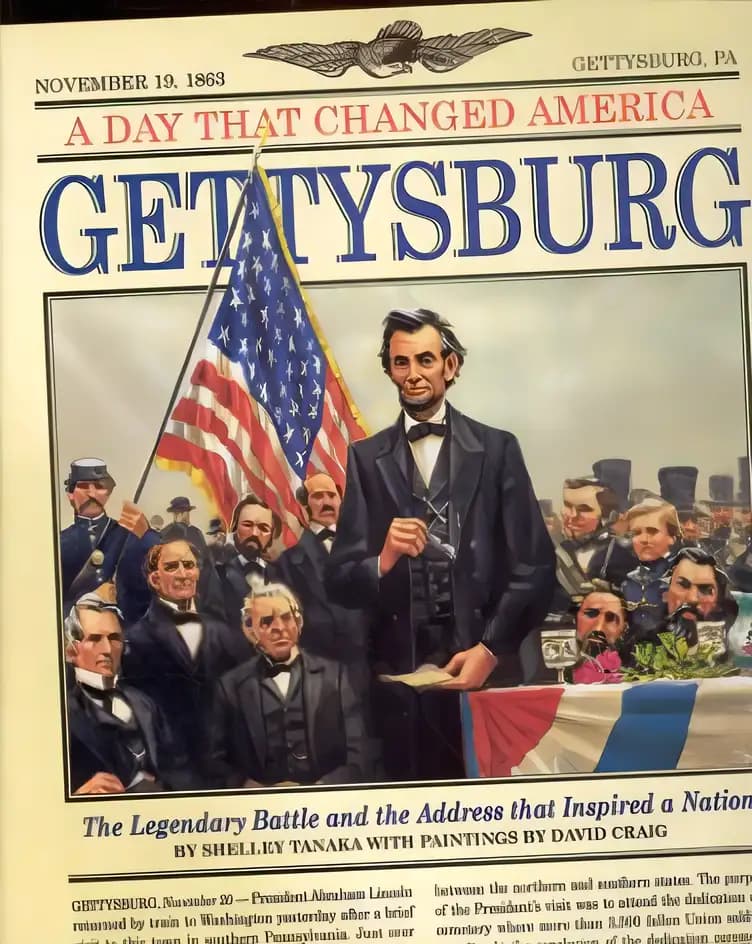 Book cover of 'A Day That Changed America: Gettysburg'