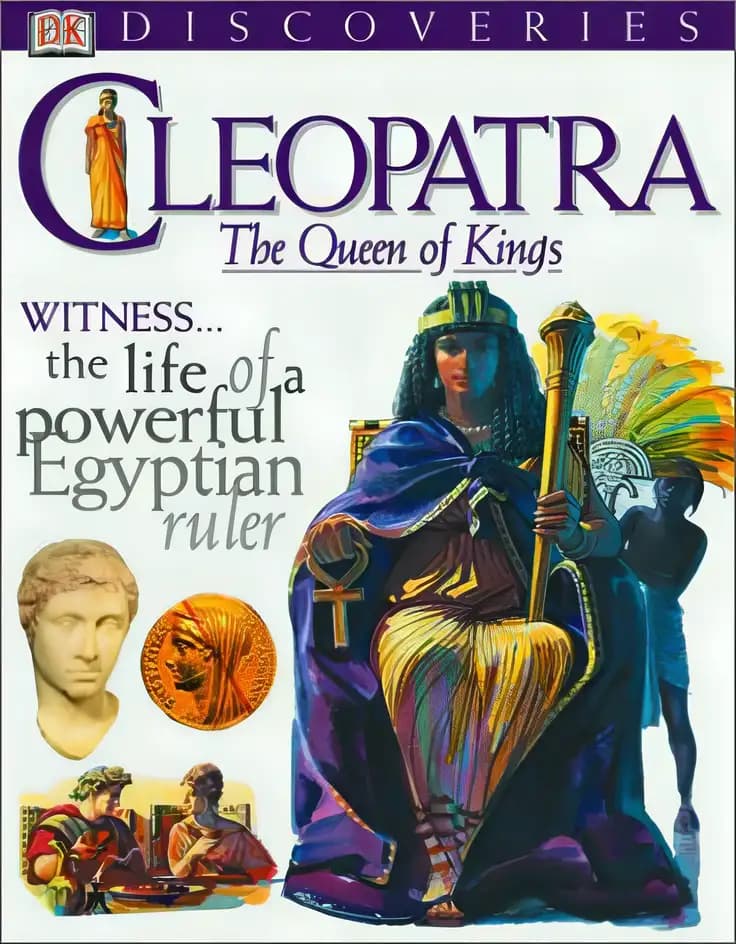 Book cover of 'DK Discoveries: Cleopatra: The Queen of Kings (DK Discoveries)'