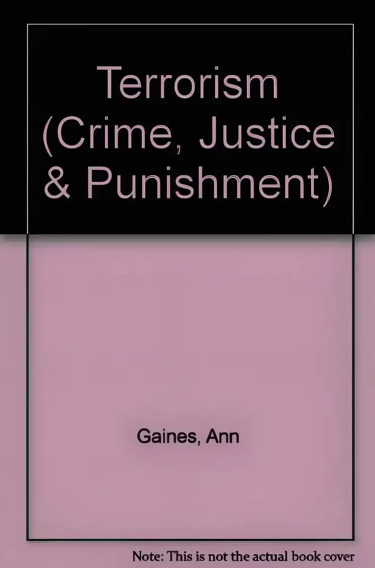 Book cover of 'Terrorism'