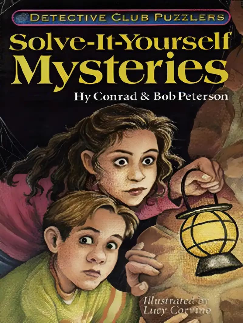 Book cover of 'Solve-It-Yourself Mysteries: Detective Club Puzzlers'