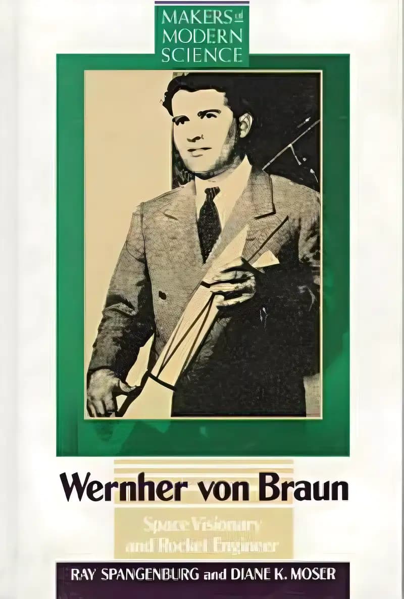 Book cover of 'Werhner Von Braun: Space Visionary and Rocket Engineer (Makers of Modern Science)'