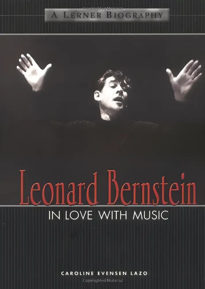 Book cover of 'Leonard Bernstein: In Love with Music (Lerner Biographies)'
