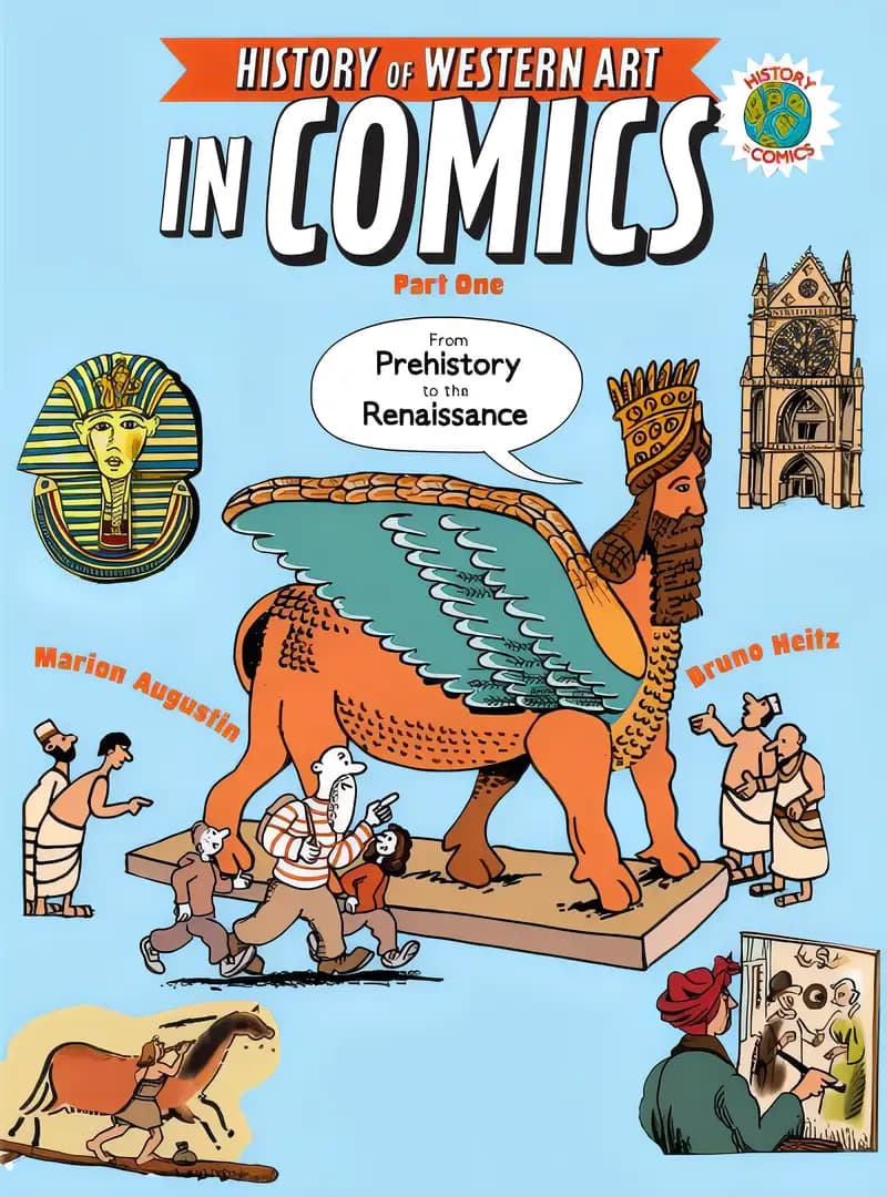 Book cover of 'The History of Western Art in Comics Part One: From Prehistory to the Renaissance'