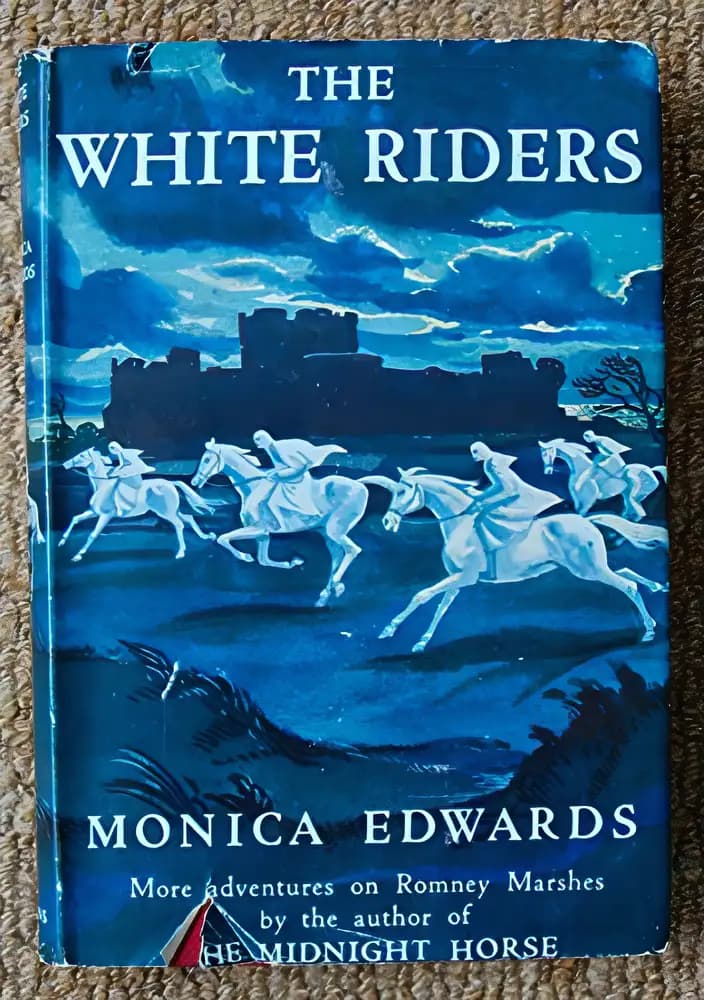 Book cover of 'The White Riders (A Romney Marsh Story)'