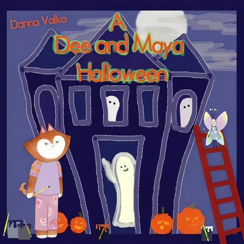 Book cover of 'A Dee and Maya Halloween'