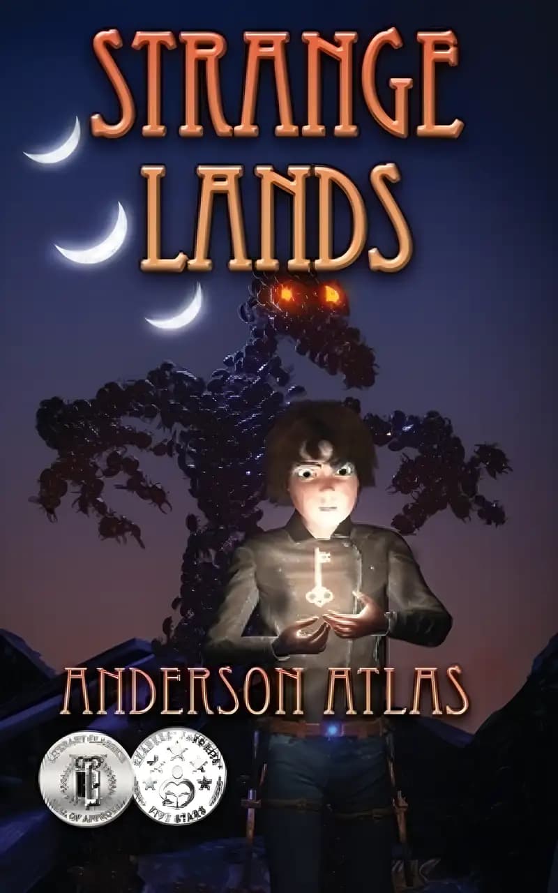 Book cover of 'Strange Lands: YA Otherworldly Fantasy Adventure (Heroes of Distant Planets Book 1)'