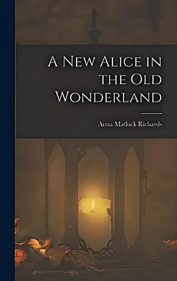 Book cover of 'A New Alice in the Old Wonderland [Illustrated] (Lewis Carroll's Alice Book 3)'
