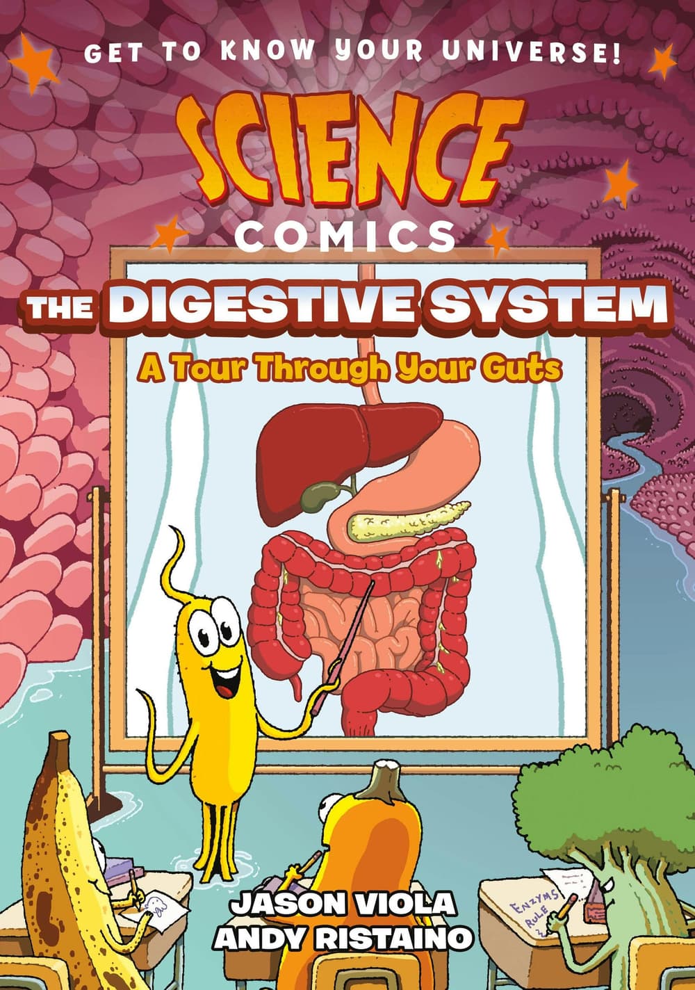 Book cover of 'Science Comics: The Digestive System'