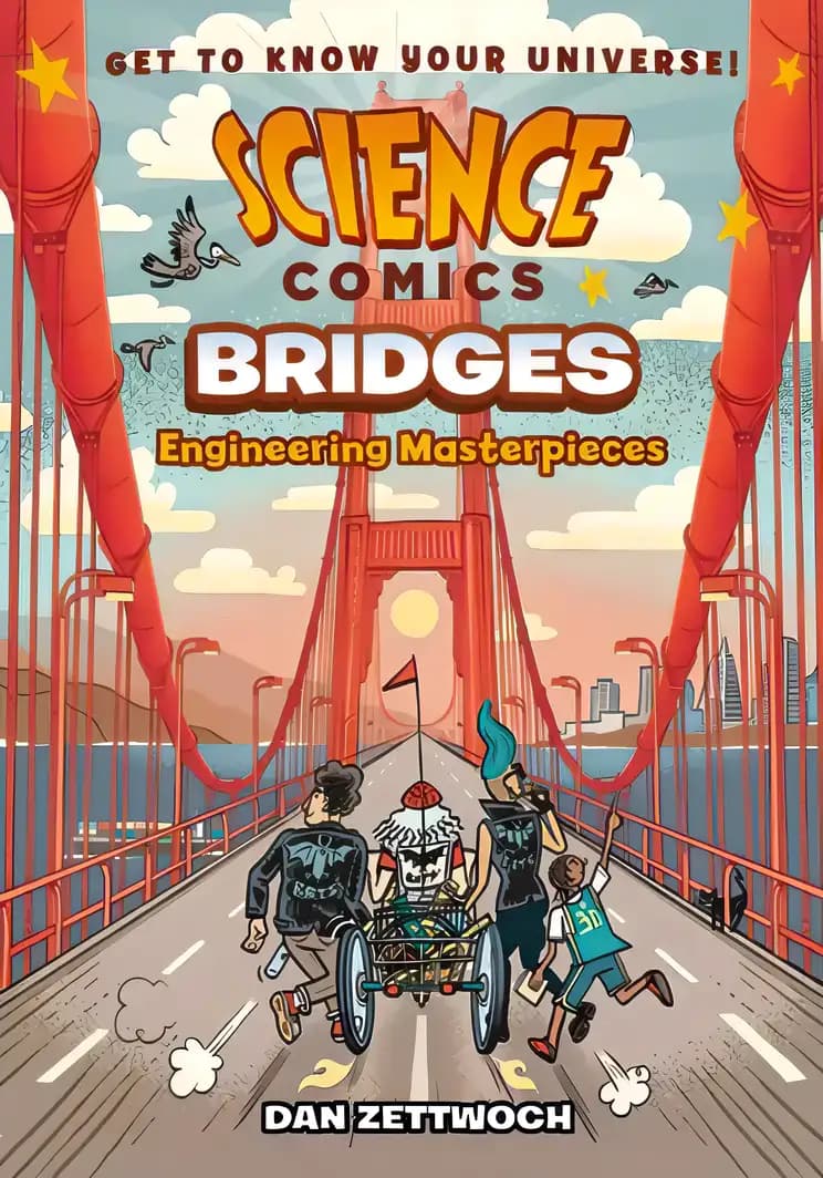 Book cover of 'Science Comics: Bridges'