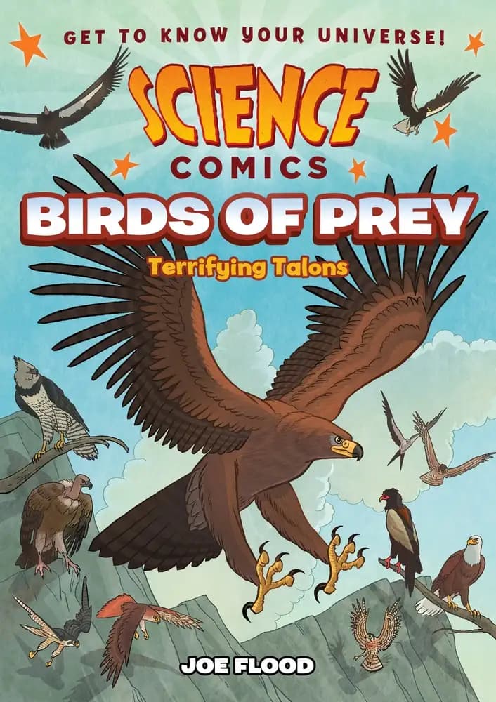 Book cover of 'Science Comics: Birds of Prey'