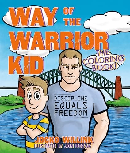 Book cover of 'Way of the Warrior Kid: The Coloring Book!'