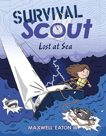 Book cover of 'Survival Scout: Lost at Sea'