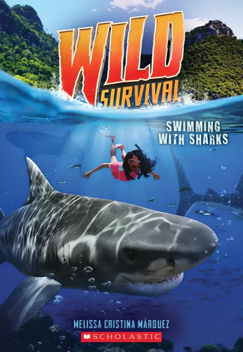 Book cover of 'Swimming With Sharks (Wild Survival #2) (2)'