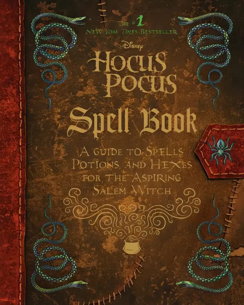 Book cover of 'The Hocus Pocus Spell Book'