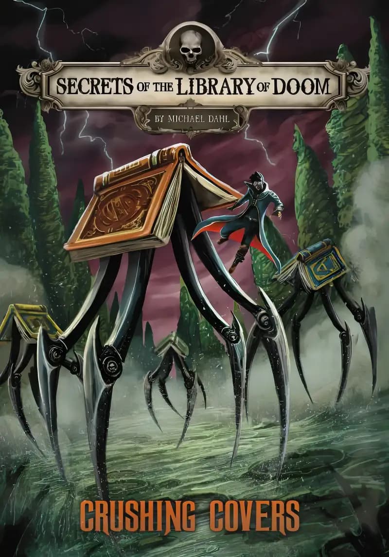 Book cover of 'Crushing Covers (Secrets of the Library of Doom)'