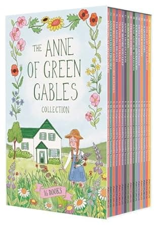 Book cover of 'The Anne of Green Gables Collection: Adapted for Younger Readers (16-Book Box Set) (Arcturus Retold Classics)'