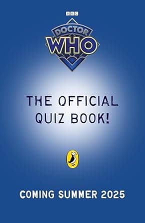 Book cover of 'Doctor Who: The Official Quiz Book'