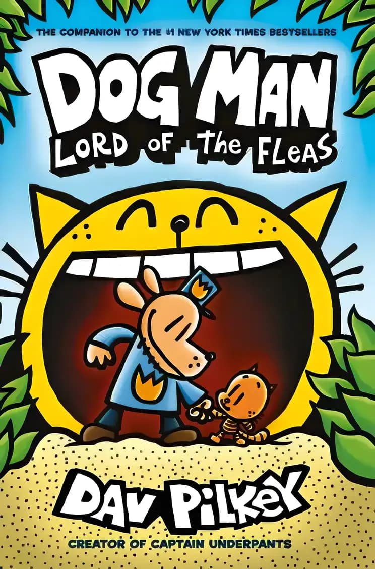 Book cover of 'Dog Man 5: Lord of the Fleas'