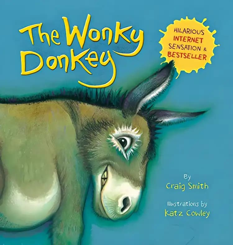Book cover of 'The Wonky Donkey'