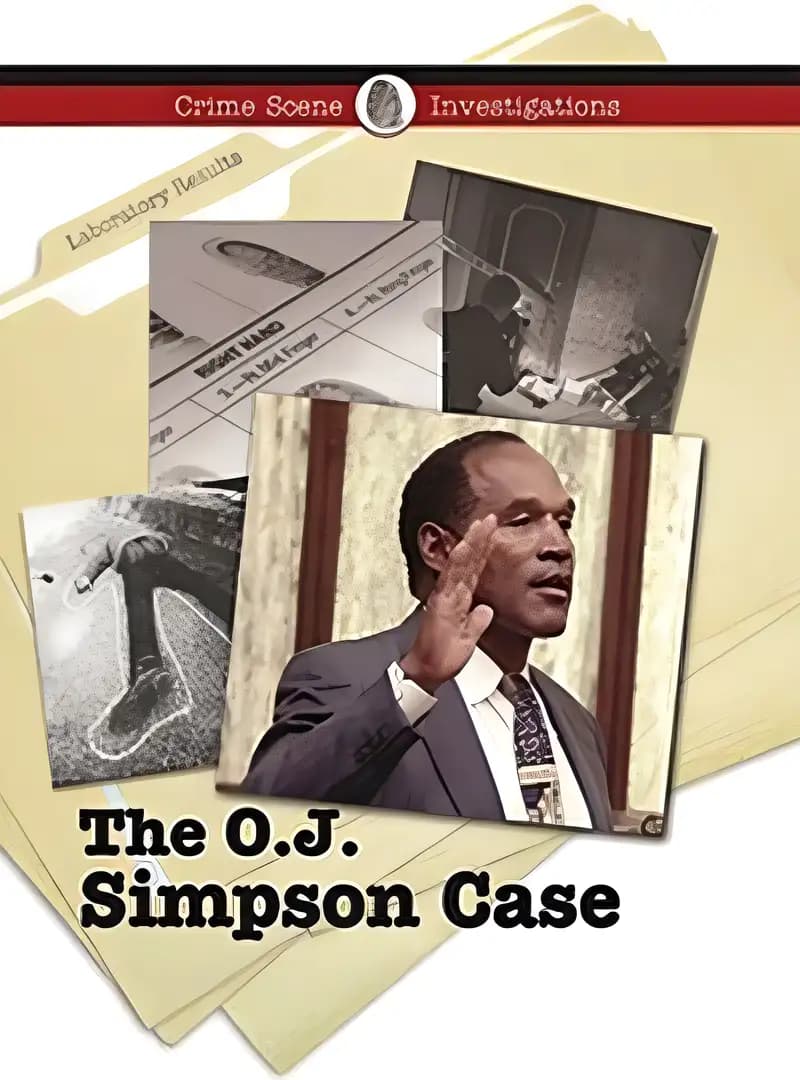 Book cover of 'The O. J. Simpson Murder Trial (Crime Scene Investigations)'