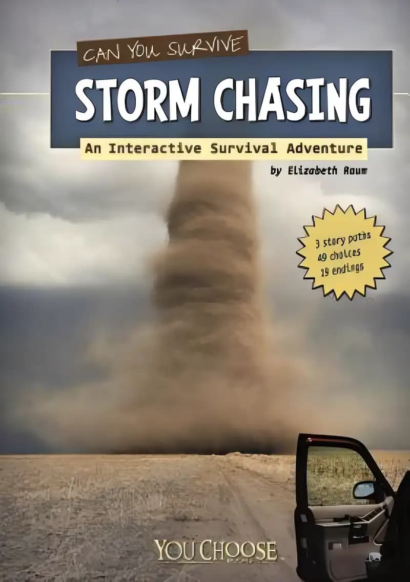 Book cover of 'Can You Survive Storm Chasing?; An Interactive Survival Adventure (You Choose: Survival)'