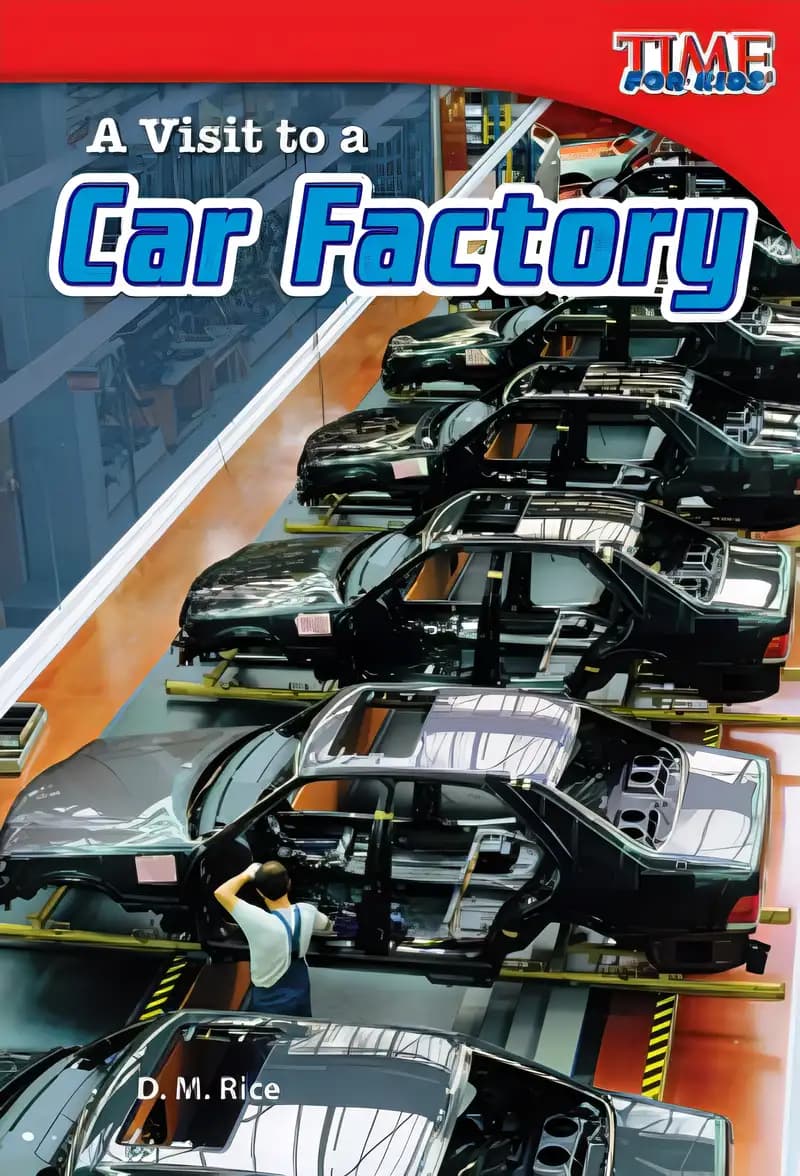 Book cover of 'Teacher Created Materials - TIME For Kids Informational Text: A Visit to a Car Factory - Grade 2 - Guided Reading Level I'