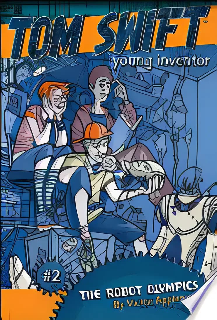 Book cover of 'The Robot Olympics (Tom Swift, Young Inventor Book 2)'