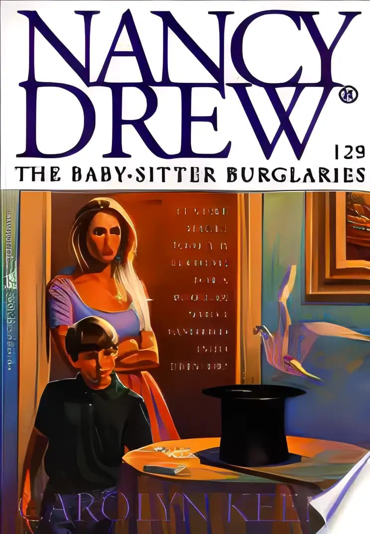 Book cover of 'The Baby-Sitter Burglaries (Nancy Drew Mysteries Book 129)'