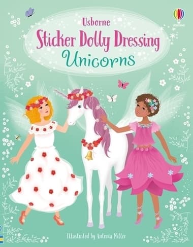 Book cover of 'Sticker Dolly Dressing Unicorns'