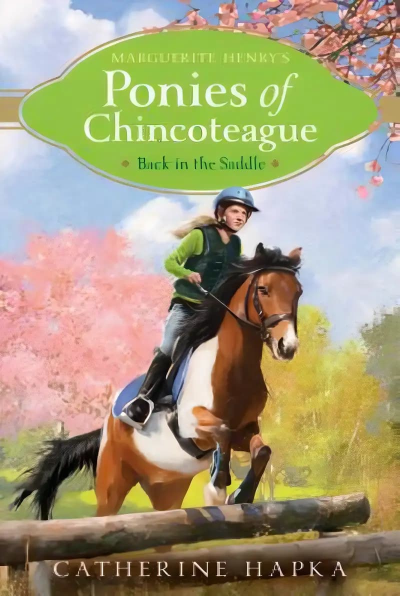 Book cover of 'Back in the Saddle (7) (Marguerite Henry's Ponies of Chincoteague)'