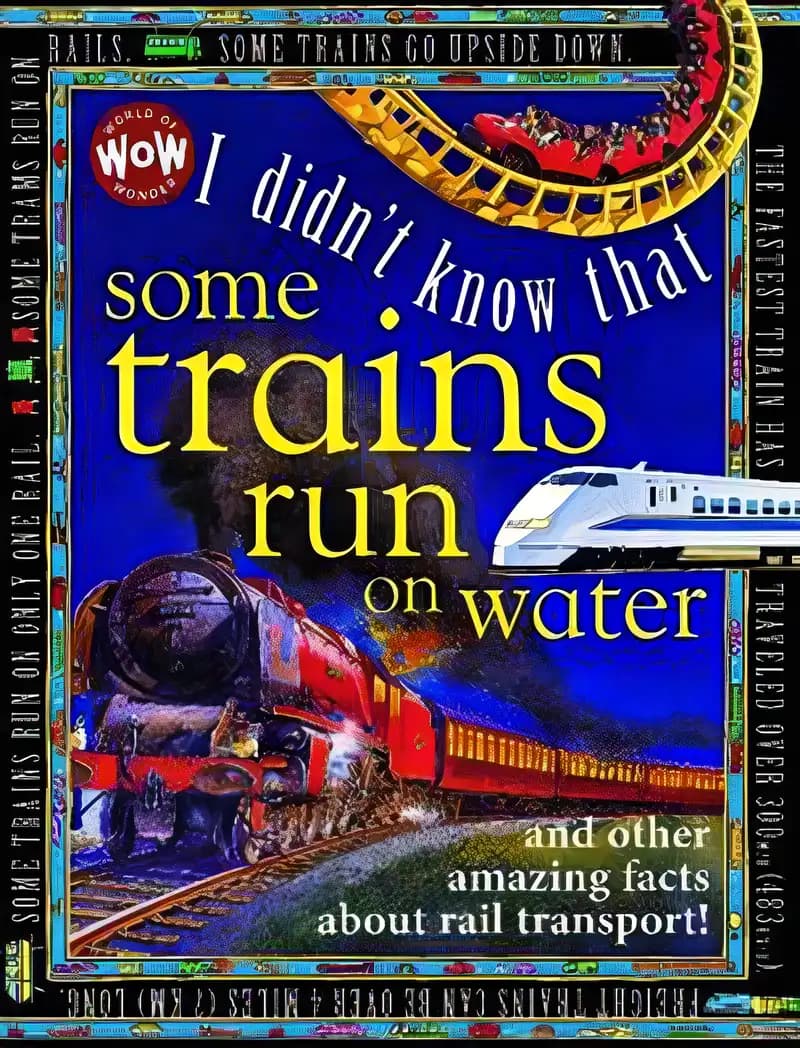 Book cover of 'I Didn't Know That Some Trains Run on Water (Wow! I Didn't Know That!)'