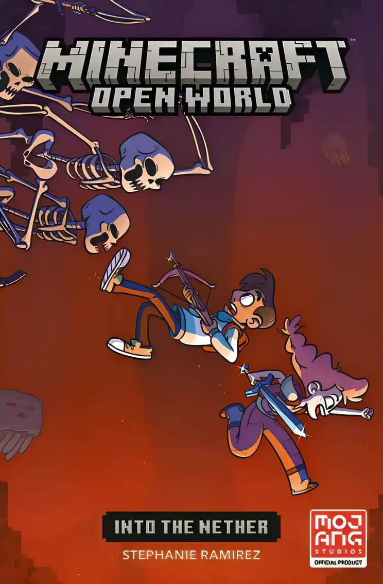 Book cover of 'Minecraft: Open World--Into the Nether'