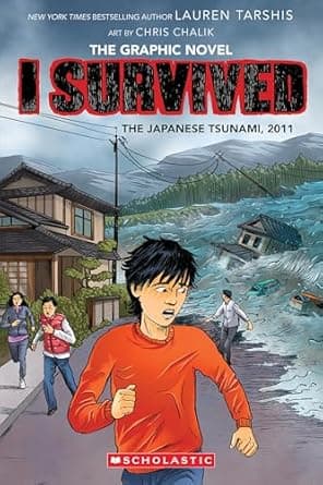 Book cover of 'I Survived the Japanese Tsunami, 2011 (I Survived Graphic Novel #12) (I Survived Graphix)'