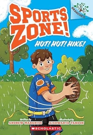 Book cover of 'Hut! Hut! Hike!: A Branches Book (Sports Zone! #1)'