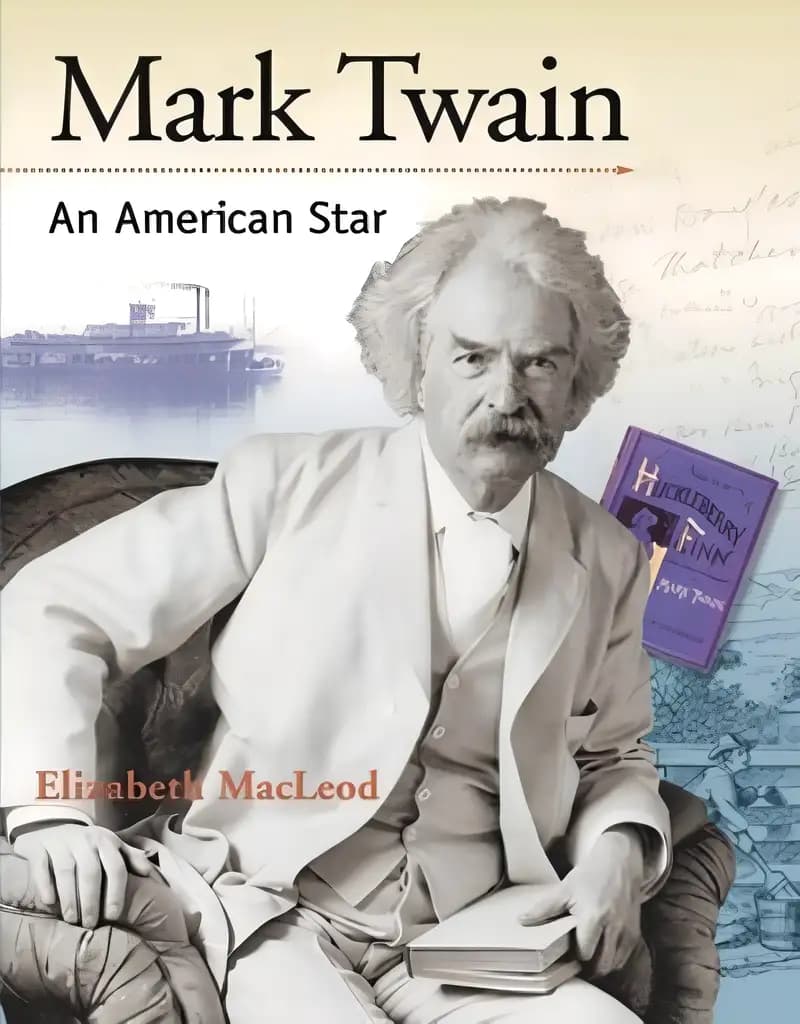 Book cover of 'Mark Twain: An American Star (Snapshots: Images of People and Places in History)'