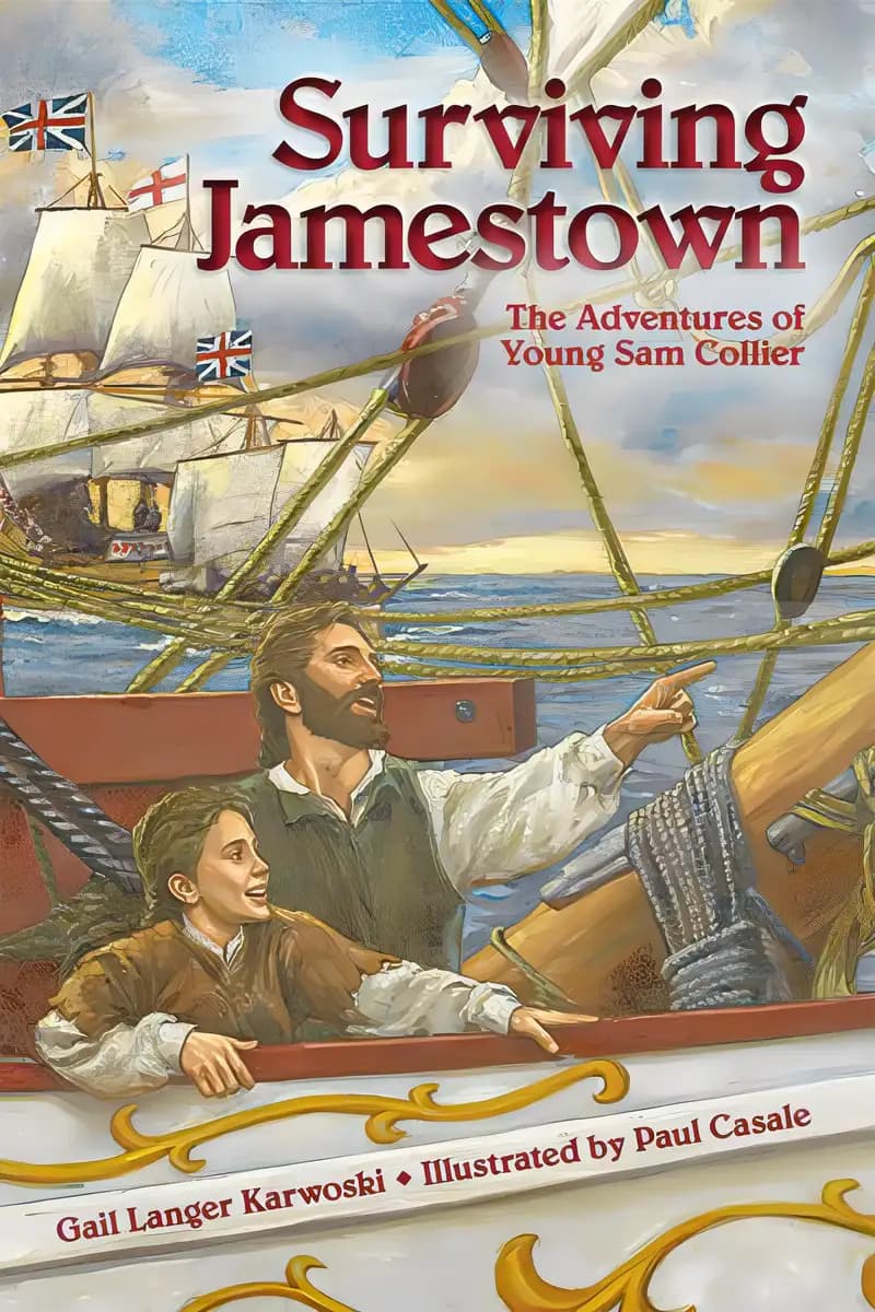 Book cover of 'Surviving Jamestown: The Adventures of Young Sam Collier'