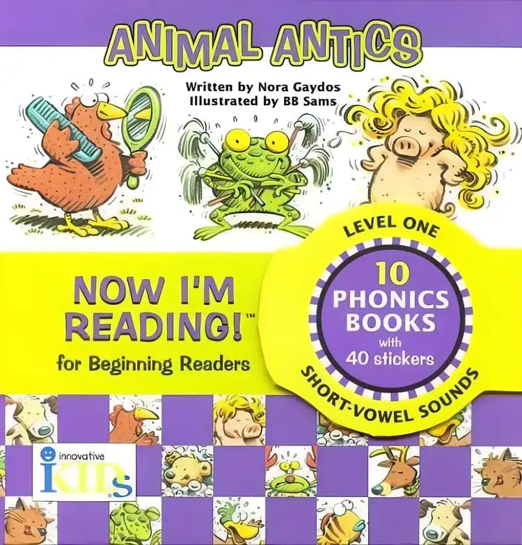 Book cover of 'Animal Antics'