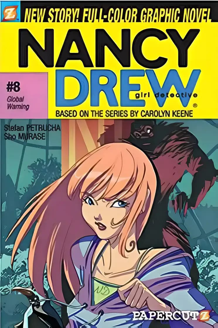 Book cover of 'Nancy Drew, Girl Detective #8: Global Warning'