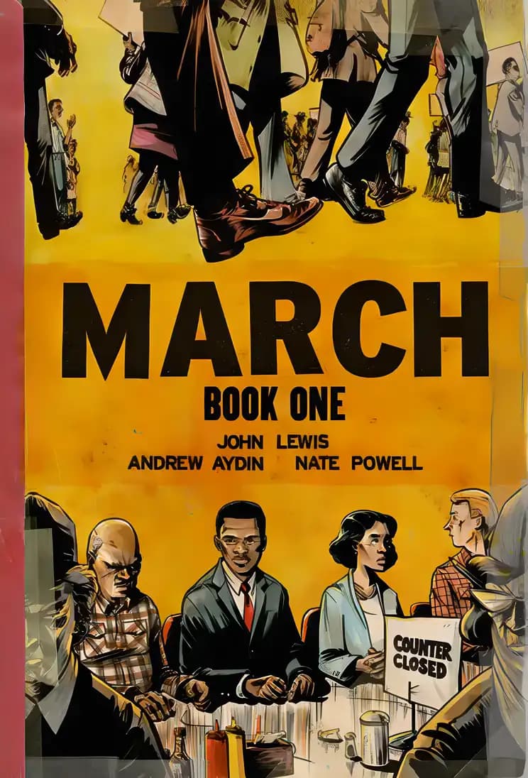 Book cover of 'March: Book One'