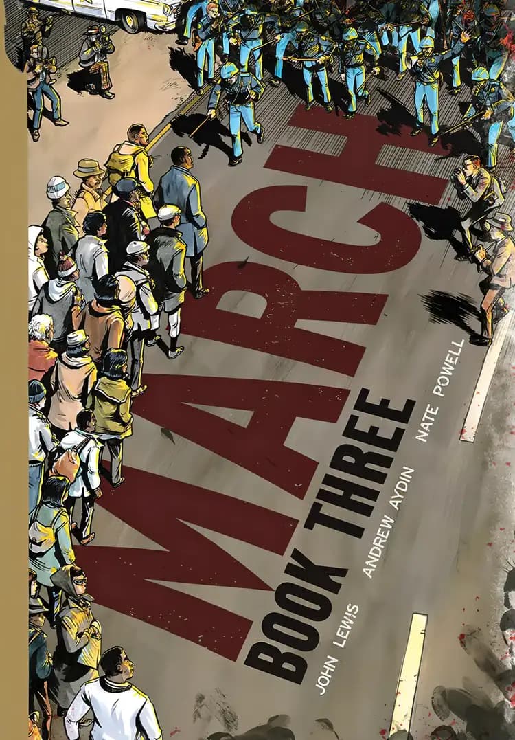 Book cover of 'March: Book Three'