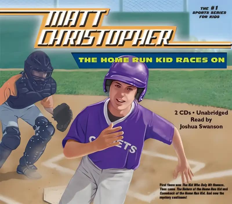Book cover of 'The Home Run Kid Races On (Matt Christopher: The #1 Sports Series for Kids)'