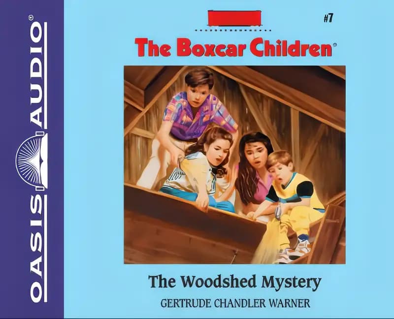 Book cover of 'The Woodshed Mystery (The Boxcar Children Mysteries)'