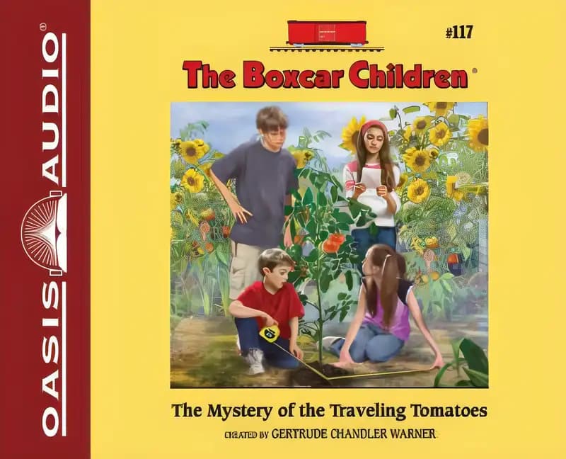 Book cover of 'The Mystery of the Traveling Tomatoes (The Boxcar Children Mysteries)'