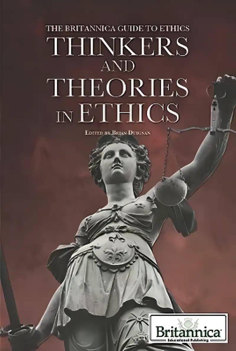Book cover of 'Thinkers and Theories in Ethics (The Britannica Guide to Ethics)'