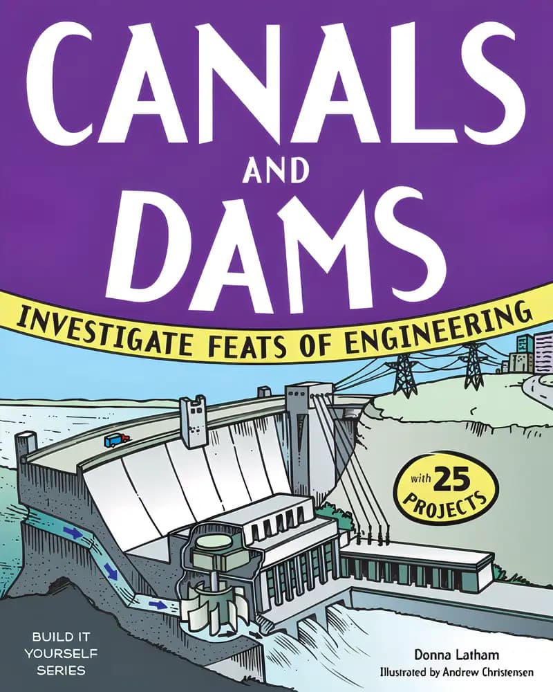 Book cover of 'Canals and Dams: Investigate Feats of Engineering with 25 Projects (Build It Yourself)'