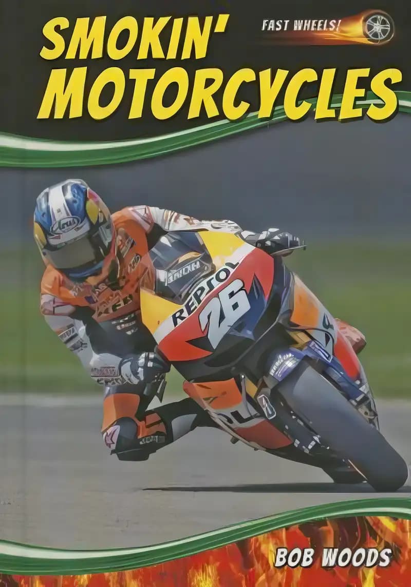 Book cover of 'Smokin' Motorcycles (Fast Wheels!)'