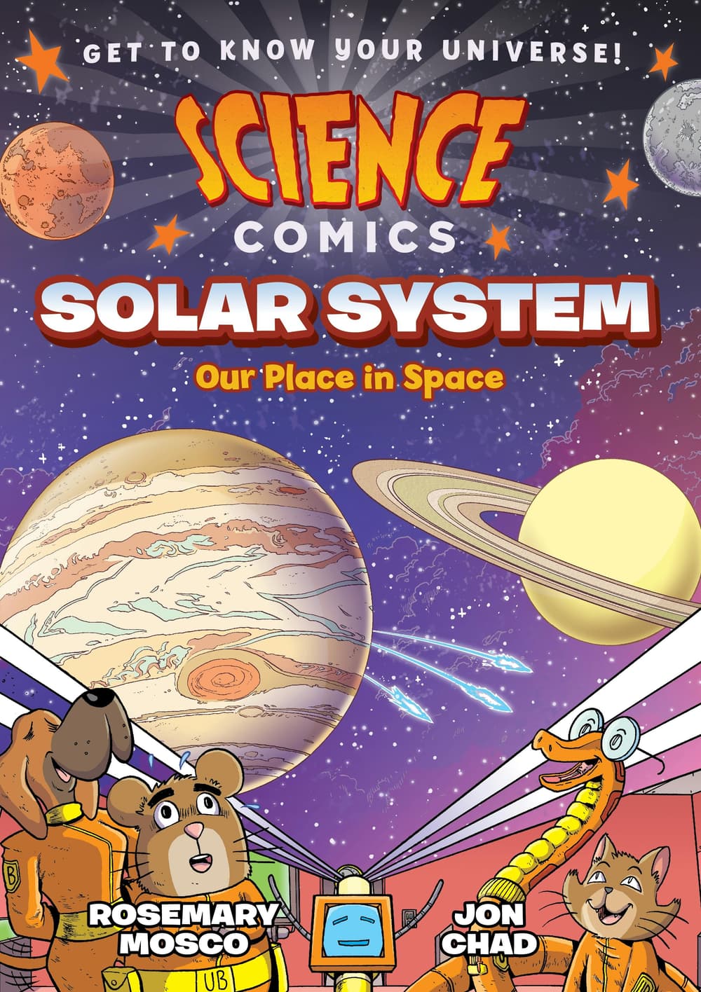 Book cover of 'Science Comics: Solar System'